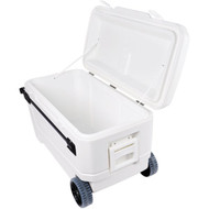 Igloo Glide Pro 110 Qt. 2-Wheeled Cooler  White