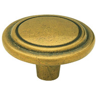 Liberty Antique Brass 1-1_4 In. Cabinet Knob  (2-Pack)