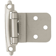Liberty Matte Nickel 3_8 In. Self-Closing Inset Hinge  (2-Pack)