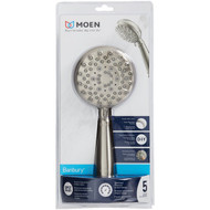 Moen Banbury 5-Spray 1.75 GPM Handheld Shower Head  Spot Resist Brushed Nickel