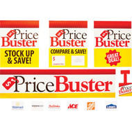 Price Busters Advertising Signage Kit (88-Piece)
