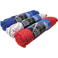 Do it Best 3_16 In. x 100 Ft. Assorted Colors Diamond Braided Polypropylene Packaged Rope