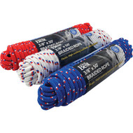 Do it Best 3_8 In. x 50 Ft. Assorted Colors Diamond Braided Polypropylene Packaged Rope