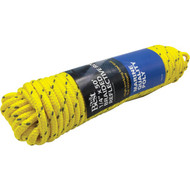 Do it Best 1_4 In. x 50 Ft. Yellow Braided Reflective Polypropylene Packaged Rope