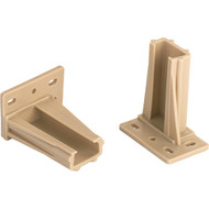 Knape & Vogt 2-3_8 Plastic Drawer Slide Mounting Bracket (2-Pack)