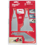Milwaukee SAWZALL 3-Piece Material Removal Reciprocating Saw Blade Set