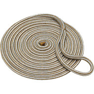Seachoice 3_8 In. x 15 Ft. Gold Double Braid Nylon Dock Line