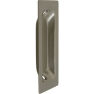 National 3-1_4 In. Rectangular Satin Nickel Flush Pocket Door Pull