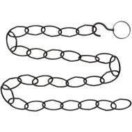 National 36 In. Black Steel Hanging Plant Extension Chain_Hook Kit