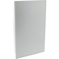 Continental Cabinets Frameless Beveled 16 In. W x 26 In. H x 4-1_2 In. D Single Mirror Surface_Recess Mount Medicine Cabinet