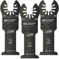 Imperial Blades ONE FIT 1-3_8 In. 12 TPI Speartooth Wood Oscillating Blade (3-Pack)