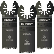 Imperial Blades ONE FIT 1-1_4 In. High Carbon Steel Japanese Tooth Precision Oscillating Blade (3-Pack)