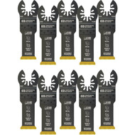 Imperial Blades ONE FIT 1-1_4 In. Titanium STORM Wood_Metal Oscillating Blade (10-Pack)