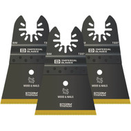 Imperial Blades ONE FIT 2-1_2 In. Titanium Coated Bi-Metal Storm Oscillating Blade