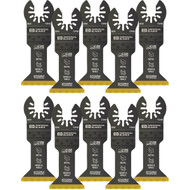 Imperial Blades ONE FIT 1-3_4 In. Titanium STORM Wood_Metal Oscillating Blade (10-Pack)