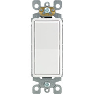 Leviton Decora Commercial Grade 20 Amp Rocker Single Pole Switch  White