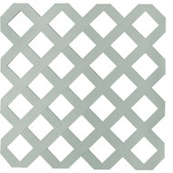 Dimensions 4 Ft. W x 8 Ft. L x 1_8 In. Thick Paintable Vinyl Lattice Panel