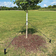 Master Mark 1_2 In. W. x 20 Ft. L. 100% Recycled Post Consumer Plastic Black Tree Support
