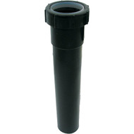Lasco 1-1_2 In. OD x 8 In. L Black Plastic Extension Tube