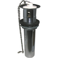 Lasco 1-1_4 In. Chrome-Plated Brass P.O. Plug 1-Piece Bathroom Sink Drain