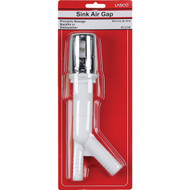 Lasco 7_8 In. x 5_8 In. Chrome Plated Dishwasher Air Gap