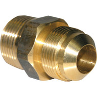 Lasco 15_16 In. M x 1_2 In. MPT Brass Flare Adapter
