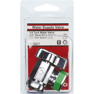 Lasco 1_2 In. IP Inlet x 1_2 In. IP Outlet 1_4 Turn Angle Valve