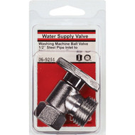 Lasco 1_2 In. IP x 3_4 In. M Hose Thread Outlet Washing Machine Valve