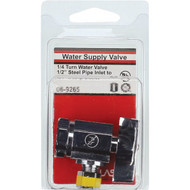 Lasco 1_2 In. IP Inlet x 1_4 In. C Outlet 1_4 Turn Angle Valve