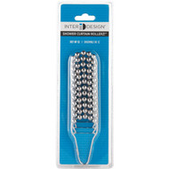iDesign Pebblz Rollerz Chrome Shower Curtain Hook (12-Count)