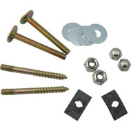 Lasco 1_4 In. x 2-1_4 In. Brass Plated Steel Toilet Bolts (2 Pack)