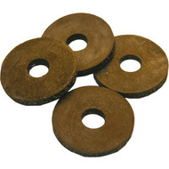 Lasco 1.13 In. Round Cloth Inserted Black Rubber Tank to Bowl Washers (4 Ct.)