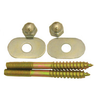 Lasco 1_4 In. x 2-1_2 In. Die Cast Metal Toilet Screws