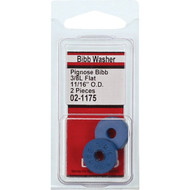Lasco 11_16 In. Soft Blue 3_8 In. Flat Pignose Faucet Washer (2 Ct.)