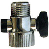 Lasco Chrome 1_2 In. Outlet Adjustable Shower Flow Control