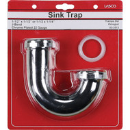Lasco 1-1_2 In. or 1-1_4 In. Chrome Plated J-Bend