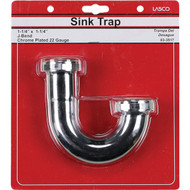 Lasco 1-1_4 In. Chrome Plated J-Bend
