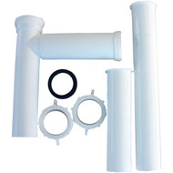 Lasco 1-1_2 In. OD x 16 In. White Plastic Disposer Drain Kit