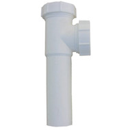 Lasco 1-1_2 In. OD White Plastic End Outlet Tee