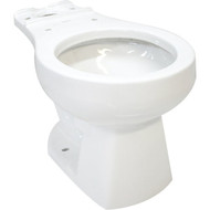 Cato Jazmin White Round 14-13_16 In. Toilet Bowl