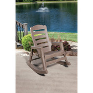 Big Easy Portobello Resin Stackable Rocking Chair