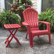 Adams RealComfort Merlot Resin Adirondack Chair
