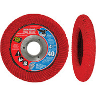 Diablo Steel Demon 4-1_2 In. x 7_8 In. 40-Grit Type 29 Corner-Edge Angle Grinder Flap Disc