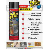 FLEX SEAL 14 Oz. Spray Rubber Sealant  Brown