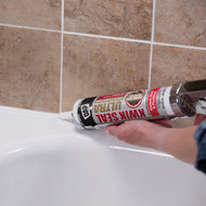 DAP KWIK SEAL ULTRA 10.1 Oz. White Siliconized Kitchen & Bath Sealant