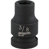 Channellock 1_2 In. Drive 3_8 In. 6-Point Shallow Standard Impact Socket