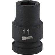 Channellock 1_2 In. Drive 11 mm 6-Point Shallow Metric Impact Socket