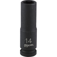 Channellock 1_2 In. Drive 14 mm 6-Point Deep Metric Impact Socket