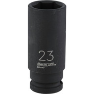 Channellock 1_2 In. Drive 23 mm 6-Point Deep Metric Impact Socket