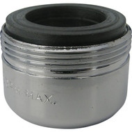 Lasco 1.2 GPM 55_64 In. Male Dual Thread Aerator  Chrome-Plated